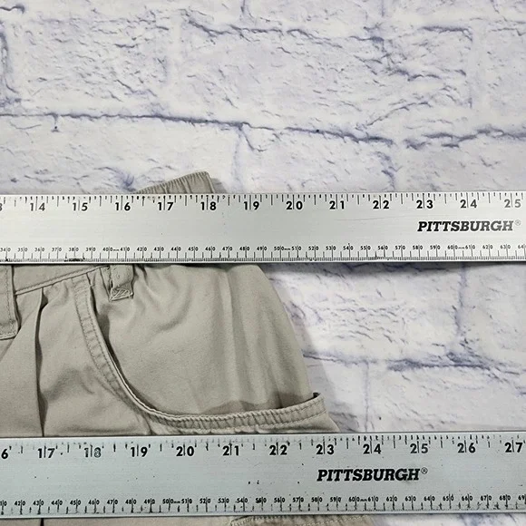 Columbia MENS SIZE 42 Tan Cargo Shorts XM4071 Dad 8" Inseam Hiking Outdoor - Picture 5 of 14